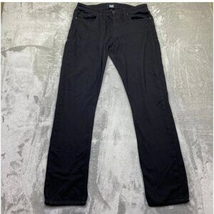 PAIGE Jeans Lennox Men's Slim Fit Sz 28 Black Shadow Transcend Luxury Fabric